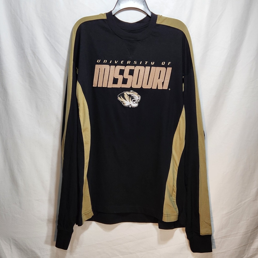 Varsity Classic University of Missouri Tigers Long‎ Sleeve Shirt 2XL NWT